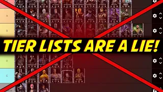 Truth About MK Mobile Tierlists... Are There Really BEST and WORST Characters in MK Mobile???