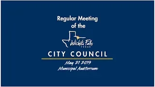 City Council Meeting 5-21-2019