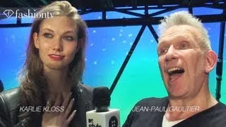 Jean Paul Gaultier & Karlie Kloss at Paris Fashion Week Spring/Summer 2013 | FashionTV