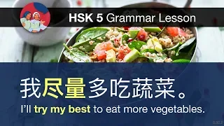 尽量 (to the best of one's ability)  - HSK 5 Advanced Grammar Lesson 5.32.2