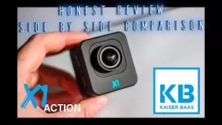 Kaiser Baas X1 Action 1080P vs 3SIXT Camera review and Comparison GO PRO