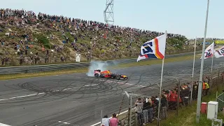 F1 Max Verstappen burn out (Amazing!!)