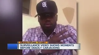 Surveillance video shows moments before deadly carjacking in Detroit