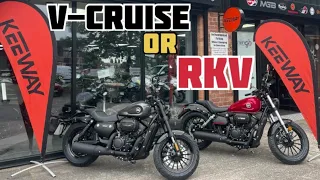 Difference between the Keeway V-Cruise 125 and the Keeway RKV 125.