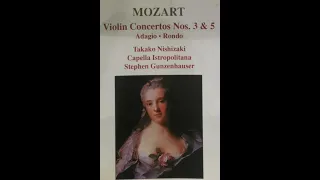 Mozart Violin Concertos Nos. 3 and 5