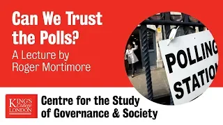 Can We Trust the Polls? A Conversation With Roger Mortimore (The Governance Podcast)