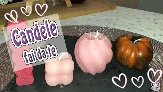 DIY candele proviamo insieme gli stampi in silicone di Temu