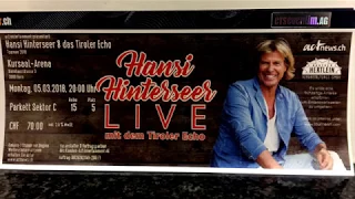 Hansi Hinterseer & Tiroler Echo im Kursaal Bern 2018