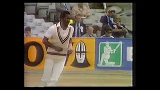 ENGLAND v WEST INDIES 3rd TEST MATCH DAY 4 HEADINGLEY JULY 16 1984 MALCOLM MARSHALL