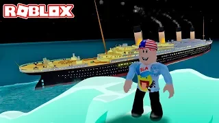 КАК СПАСТИСЬ НА АЙСБЕРГЕ от ТИТАНИКА в РОБЛОКС ТИТАНИК - Roblox Titanic