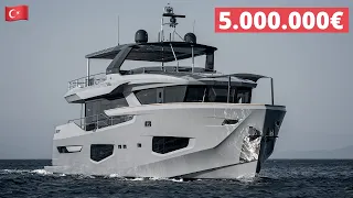 À l'intérieur d'un yacht d'exploration turque - Numarine 26xp