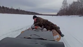 мототолкач Ураган вместо лесовоза -2