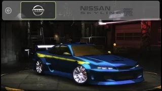 Как сделать Nissan Skyline GTR из интро в NFS Underground 2