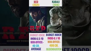 RED VS KABALI Movie comparison Budget box-office 🥵🥵❤️ #red #kabali #movie