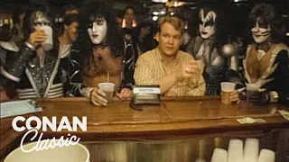 Andy At The KISS Convention | Late Night with Conan O’Brien