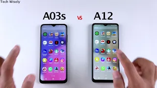 SAMSUNG A03s vs A12 SPEED TEST