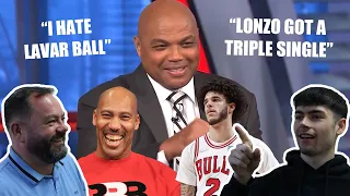 BRITISH FATHER AND SON REACTS! Charles Barkley Roasting The Ball Family For 5 Minutes Straight!