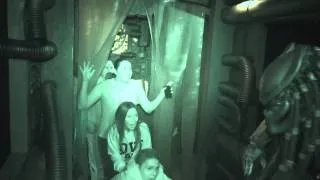 AVP: Alien vs  Predator : Night Vision - Halloween Horror Nights 2014 Universal Studios