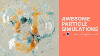 Easy particle sims in C4D (no x-particles!)