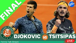 🔴 DJOKOVIC vs TSITSIPAS | Final French Open 2021 | LIVE Talk Tennis Stream