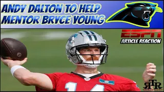 Andy Dalton to mentor rookie QB Bryce Young | Carolina Panthers News