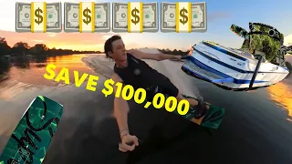 The CHEAPEST way to WAKEBOARD!!!!