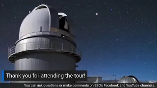 Virtual guided tour ESO's La Silla Observatory. Saturday, July 16, 15:00h CEST.