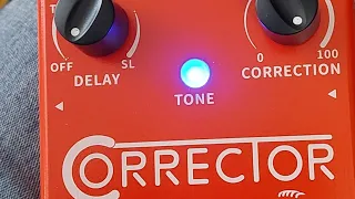 Flamma FV01 Corrector (vocal and guitar pedal) controls rundown