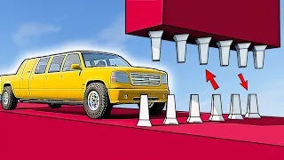 Vehicles vs. Graters 2 in BeamNG.drive