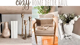 COZY HOME DECOR HAUL || DECOR ITEMS FOR A COZY HOME || TARGET, AMAZON, HOBBY LOBBY