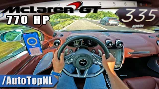 770HP McLaren GT *335km/h* on AUTOBAHN [NO SPEED LIMIT] by AutoTopNL