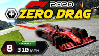 WHAT IF THE FERRARI 2020 F1 CAR HAD ZERO DRAG?! - F1 2020 Game Experiment with Hilarious Outcome!