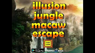 illusion jungle macaw escape video walkthrough