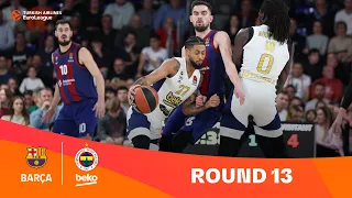 FC Barcelona-Fenerbahce Beko Istanbul | Round 13 Highlights | 2023-24 Turkish Airlines EuroLeague