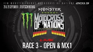 2013 MXoN Full Race 3 MX1 & Open - Monster Energy FIM Motocross of Nations