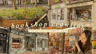 london bookshop crawl vlog 🇬🇧 mini book haul & reading in cafés 🍰