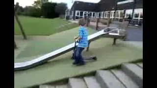 Insane Pro JDbug Scooter tricks by kid (Ross Lord 9 Years old)