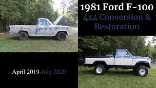 1981 Ford F-100 Ranger XLT | 4x4 Conversion & Restoration |