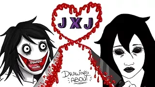 JEFF x JANE THE KILLER 🔪💘 SAN VALENTIN | Draw My Life - Creepypasta Especial Love Story