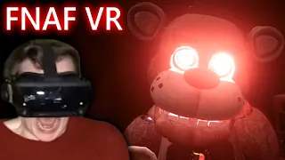 FNAF in VR is so Much Scarier Than you Think - Five Nights at Freddy's Help Wanted