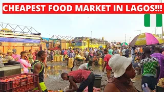 The CHEAPEST FOOD MARKET IN LAGOS NIGERIA!!! Where to buy food stuffs cheap in Lagos