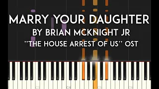 Marry Your Daughter (Stripped version) by Brian McKnight Jr. Synthesia piano + sheet music