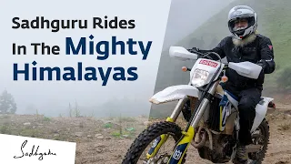 Full-Throttle: Sadhguru's Motorcycle Ride Through The Mighty Himalayas