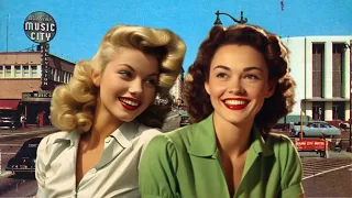 1940s USA - Real Photos of Exquisite Women in America - Colorized