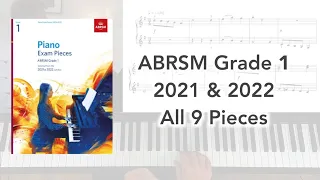 ABRSM Grade 1 Piano (2021 & 2022); All 9 Pieces