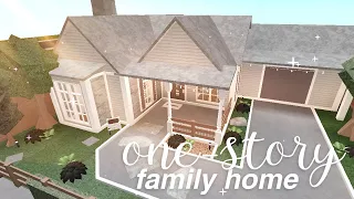 Bloxburg: One-story Family Home | House Build