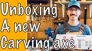 GRANSFORS BRUKS SWEDISH CARVING AXE, UNBOXING AND FIRST IMPRESSIONS - ONE TOOL WEDNESDAY