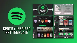 Spotify Inspired Powerpoint Template