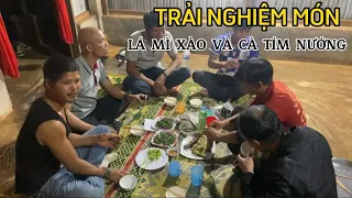 Được Em A LẾU Thiết Đãi Món Cà Đắng Lá Mỳ Món Ăn Dân Dã Của Người Địa Phương | Râu Vlog