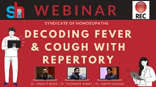 Decoding Fever & Cough with Repertory | Webinar | Homoeopathy | Repertory | Fever | Cough | SH